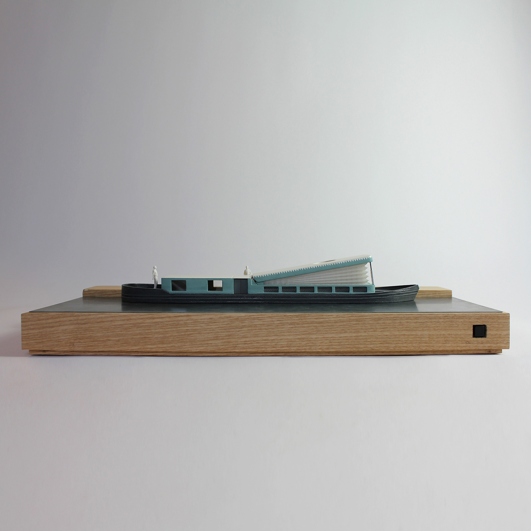 Floating church scale model american ash wood